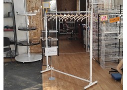 Вішалка-стійка для одягу, регулюєма L1.5 (біла) 